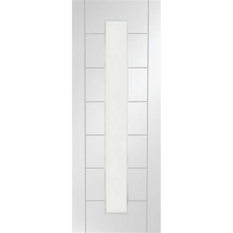 Palermo 1 Light Internal White Primed Door With Clear Glass Rembrand