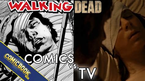 The Walking Dead 6x09 Comic Comparison No Way Out Spoilers Youtube