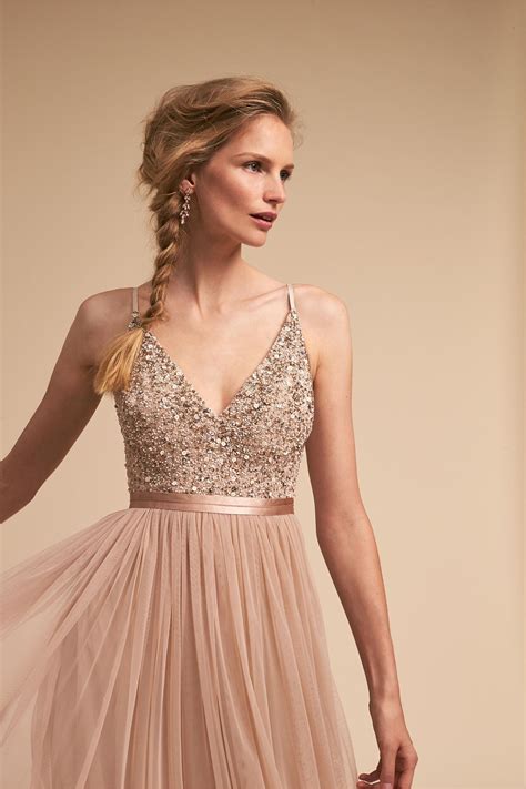 Avery Dress Blush In New And Noteworthy Bhldn Bhldn Bridesmaid