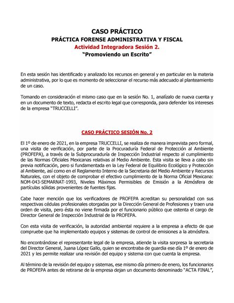 CASO Práctico Sesión 2 Csdo practico sesion 2 unidad 2 CASO PR