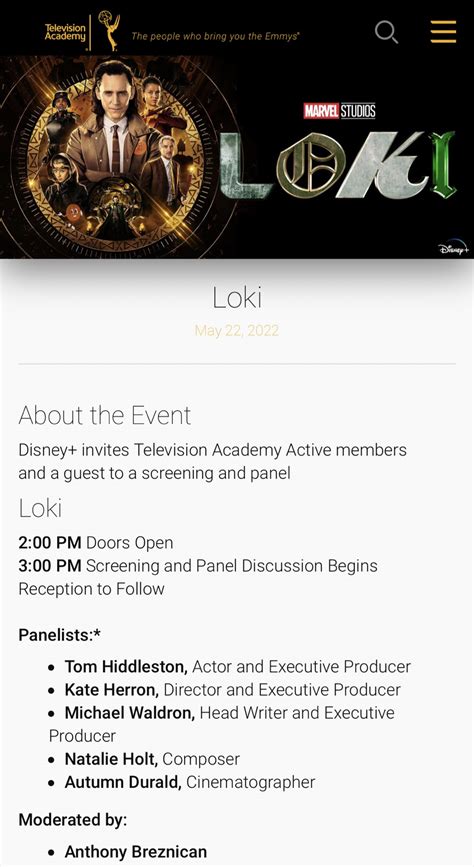 Tom Hiddleston México on Twitter El 22 de mayo se realizará un panel