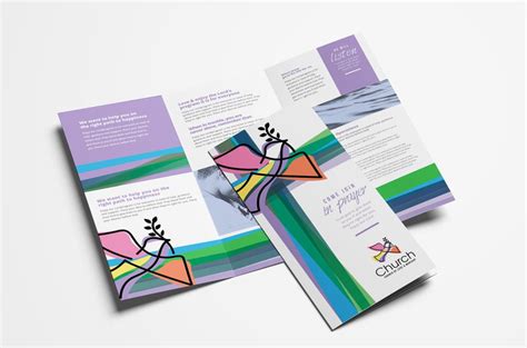 Modern Church Trifold Brochure Template In Psd Ai And Vector Brandpacks