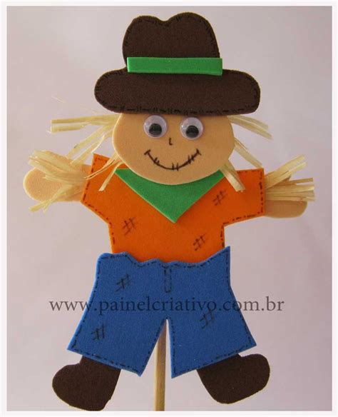 ESPANTALHOS EM E V A MOLDES Scarecrow Crafts Christmas Ornaments