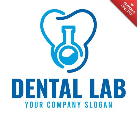 Dental Lab Logo Design Template Free Design Template