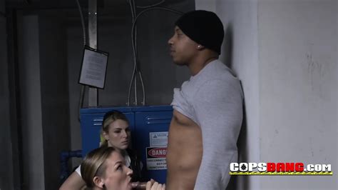 Purse Snatching Thief Is Caught Red Handed By Horny Busty Cops