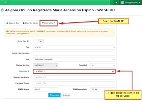 Configuraci N Wan Ip Wisphub Net