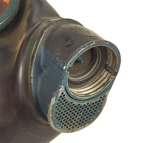 Original German Wwii Named M38 Gas Mask By Bmw In Size 3 With Filter