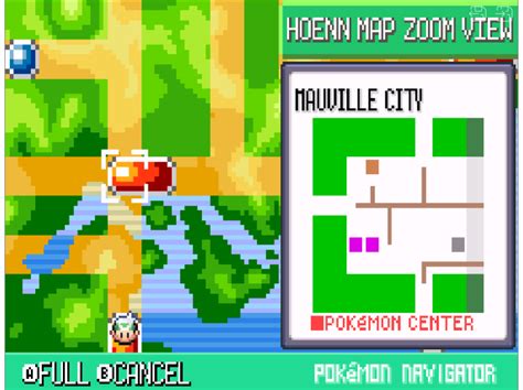 Pokemon Emerald: map of Mauville city by davidshadow275 on DeviantArt