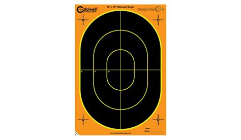 Orange Peel Oval Target 18 100 Sheets