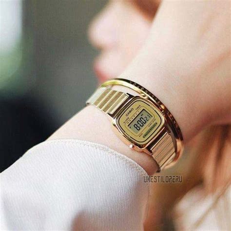 Reloj Casio LA670WGA 9DF Gold Mujer Retro UNESTILO Perú