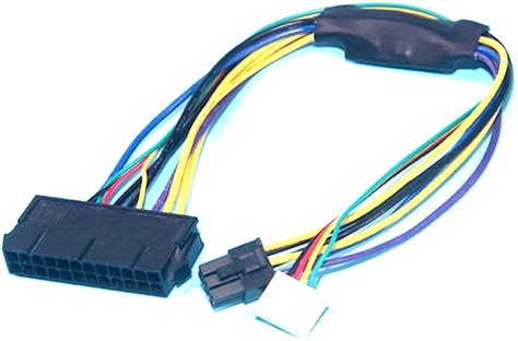 ATX 24pin To Motherboard 2 Port 6pin Adapter Power Supply Cable Cord