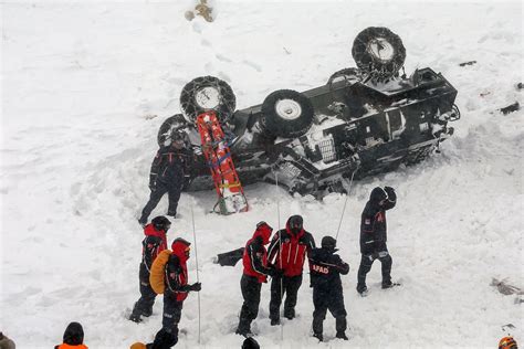 33 Workers Looking To Rescue Avalanche Victims In Turkey Killed In