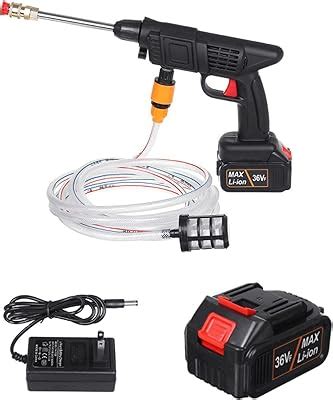 Dewinner V Cordless Battery Powered Pressure Washer Psi Portable