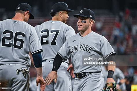 New York Yankees Center Fielder Harrison Bader And New York Yankees