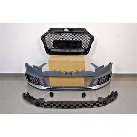 STOSSSTANGE FÜR AUDI A3 8V S3 RS3 ABS Gitter Front Schürze Kühlergrill