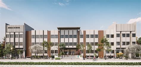 School Elevation Design On Behance