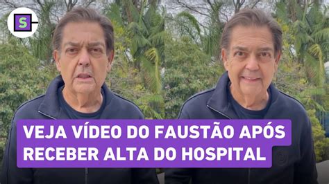 Faustão recebe alta do hospital após transplante do coração e fala que