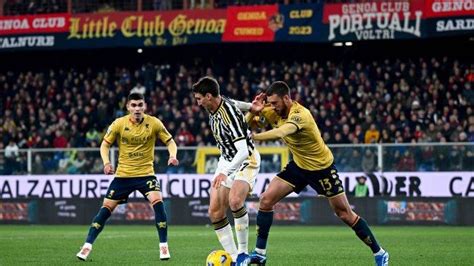 Hasil Liga Italia Juventus Imbang Lawan Genoa Bianconeri Gagal Nyalip