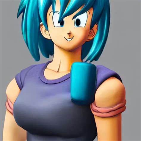 Bulma From Dragon Ball Photo Realistic Dynamic Stable Diffusion