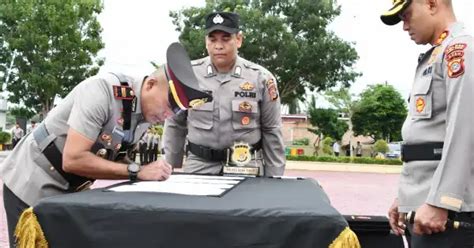 Dua Kasat Dan Dua Kapolsek Di Polres Aceh Timur Resmi Berganti