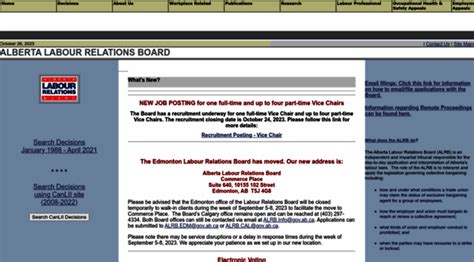 Alrb Gov Ab Ca Alberta Labour Relations Board Alrb Gov