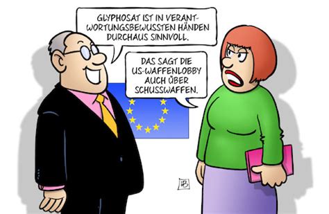 Eu Und Glyphosat Von Harm Bengen Politik Cartoon Toonpool