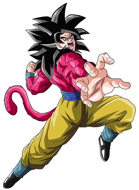 Ssj4 Son Goku Render By Zanninrenders On Deviantart