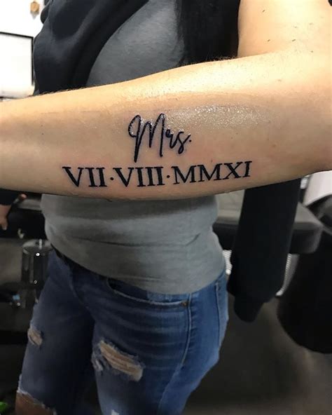 50 Enticing Roman Numeral Tattoo Ideas Having Classic Designs And