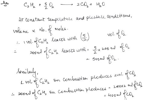 What Volume Of Oxygen At Ntp Is Needed To Cause The Complete Combustion