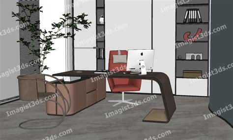 Detailed Office Furniture D Models Of Imagist Ds