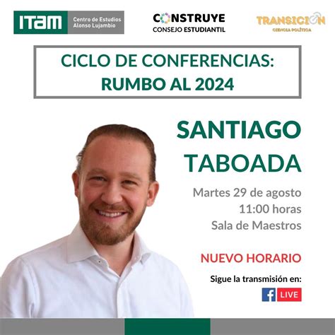 Ciclo De Conferencias Rumbo Al Santiago Taboada Eventos Y Noticias