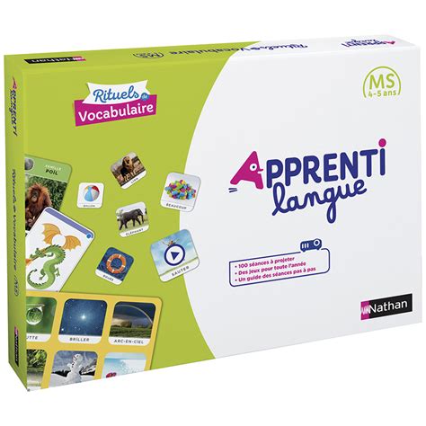 Apprentilangue Rituels De Vocabulaire MS Ateliers De Langage