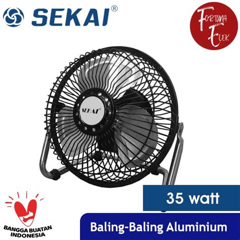 Jual Sekai Desk Fan Tornado Kipas Angin Meja 9 Inch HFN 950 Baling