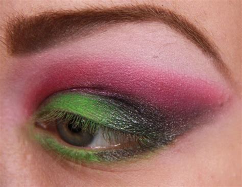 Eye Makeup Styles Pink And Green Eye Makeup