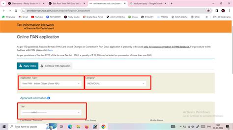 New Pan Card Or Correction Online Apply Step By Step Full Procedure