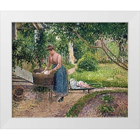 Pissarro Camille X White Modern Wood Framed Museum Art Print