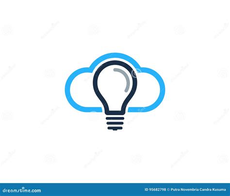 Icono Logo Design Element De La Idea De La Nube Ilustraci N Del Vector