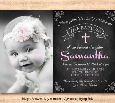 Printable Girls Baptism Invitation Pink Christening Etsy In 2021 Baptism Girl Christening