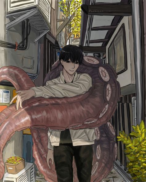 Yoshida Hirofumi And Octopus Devil Chainsaw Man Drawn By Pachiccc