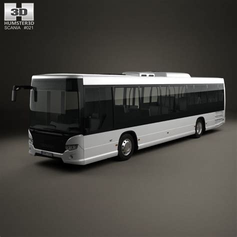 3d Model Scania Citywide Le Bus 2011 Cgtrader