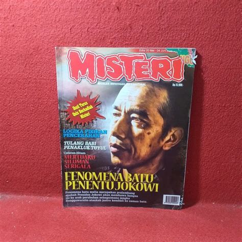 Jual Buku Original Majalah Misteri No Edisi Mei Juni