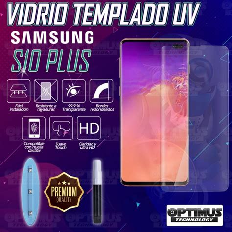 Kit Celular Samsung S10 Plus Vidrio Templado De Cámara Vidrio Uv