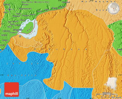 Political Map of Kinshasa