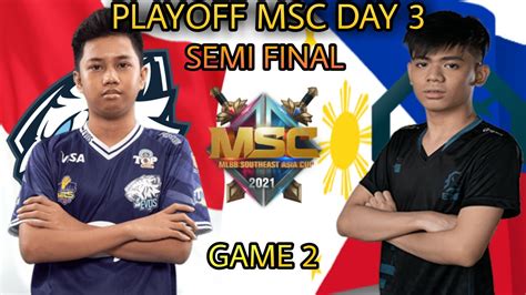 EVOS LEGENDS VS EXECRATION GAME 2 PLAYOFF MSC DAY 3 SEMI FINAL EVOS