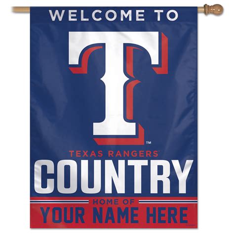 Texas Rangers Flags Banners Stands