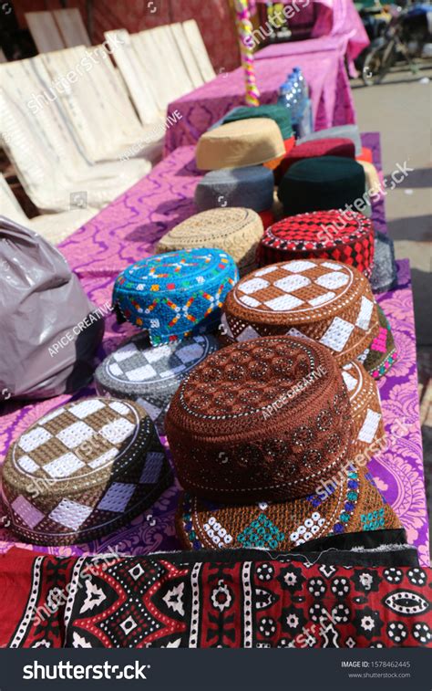 Sindhi Ajrak Topi Sindhi Cultural Day Stock Photo 1578462445 Shutterstock