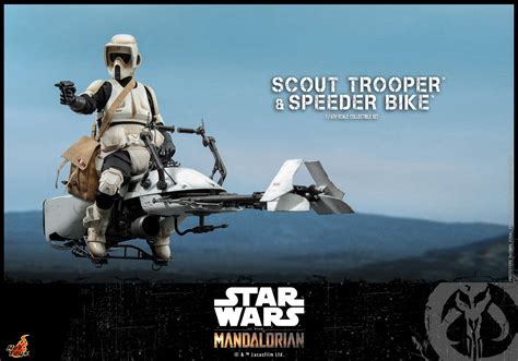 The Mandalorian Scout Trooper And Speeder Bike By Hot Toys The Toyark News