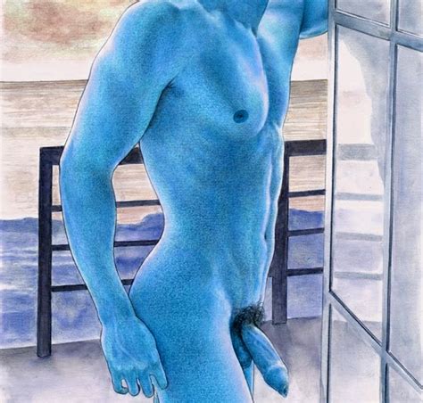 Rule Blue Body Blue Nipples Blue Skin Completely Naked Completely