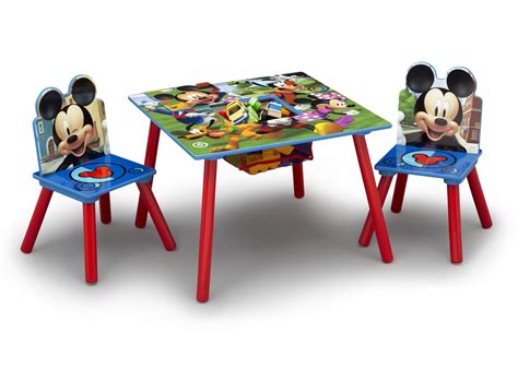 Mickey Mouse Kids Table and Chair Set with Storage - Delta Children