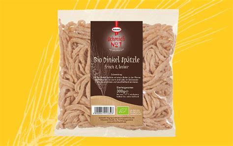 Schmids No 1 Frische Bio Dinkel Spätzle 300 g Schmids Nudel Shop